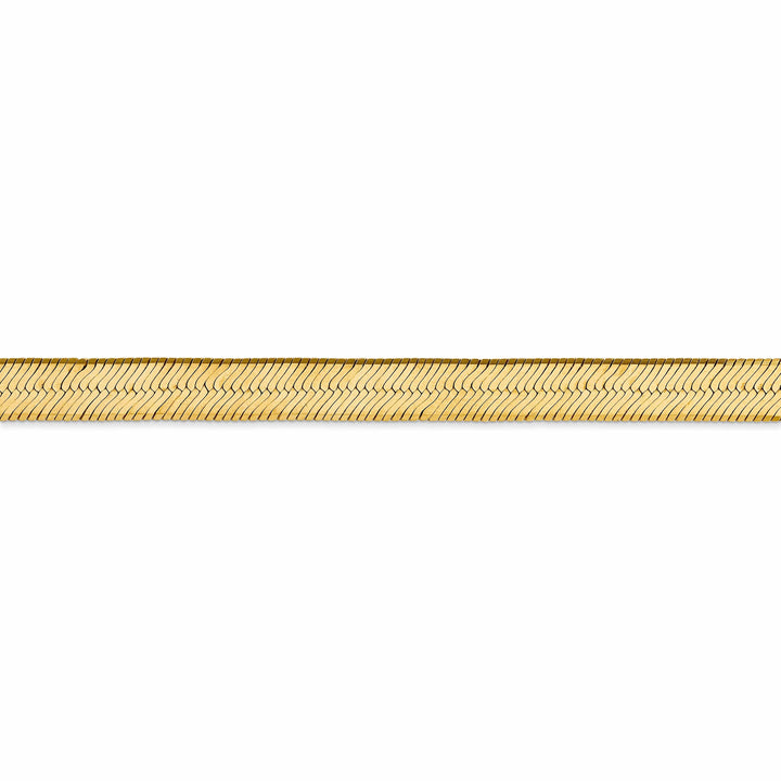 Lovely Rita's Chains 14k Yellow Gold 6.50mm Silky Herringbone Chain