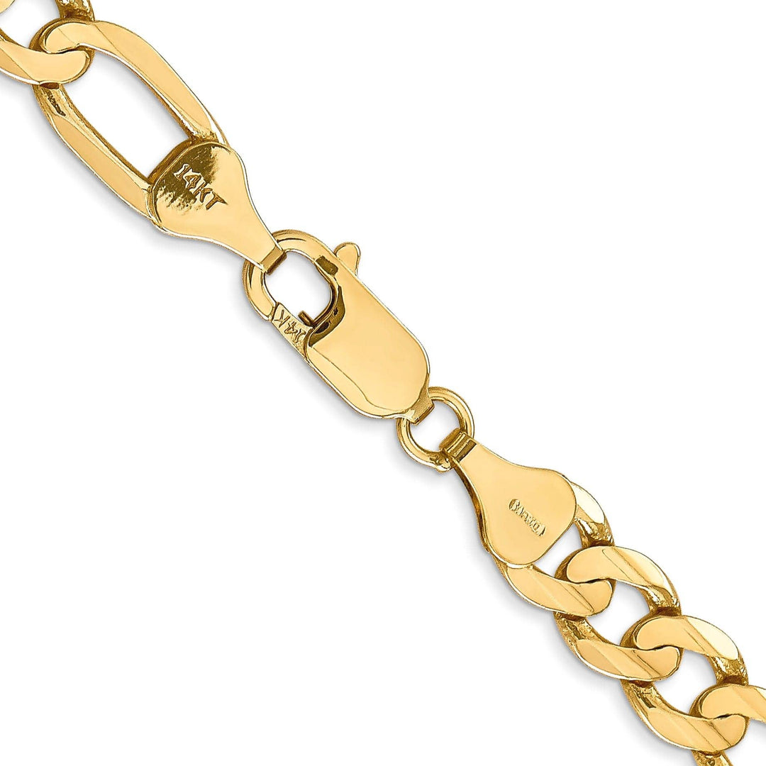 Lovely Rita's Chains 14k Yellow Gold 6.75m Concave Open Figaro Chain
