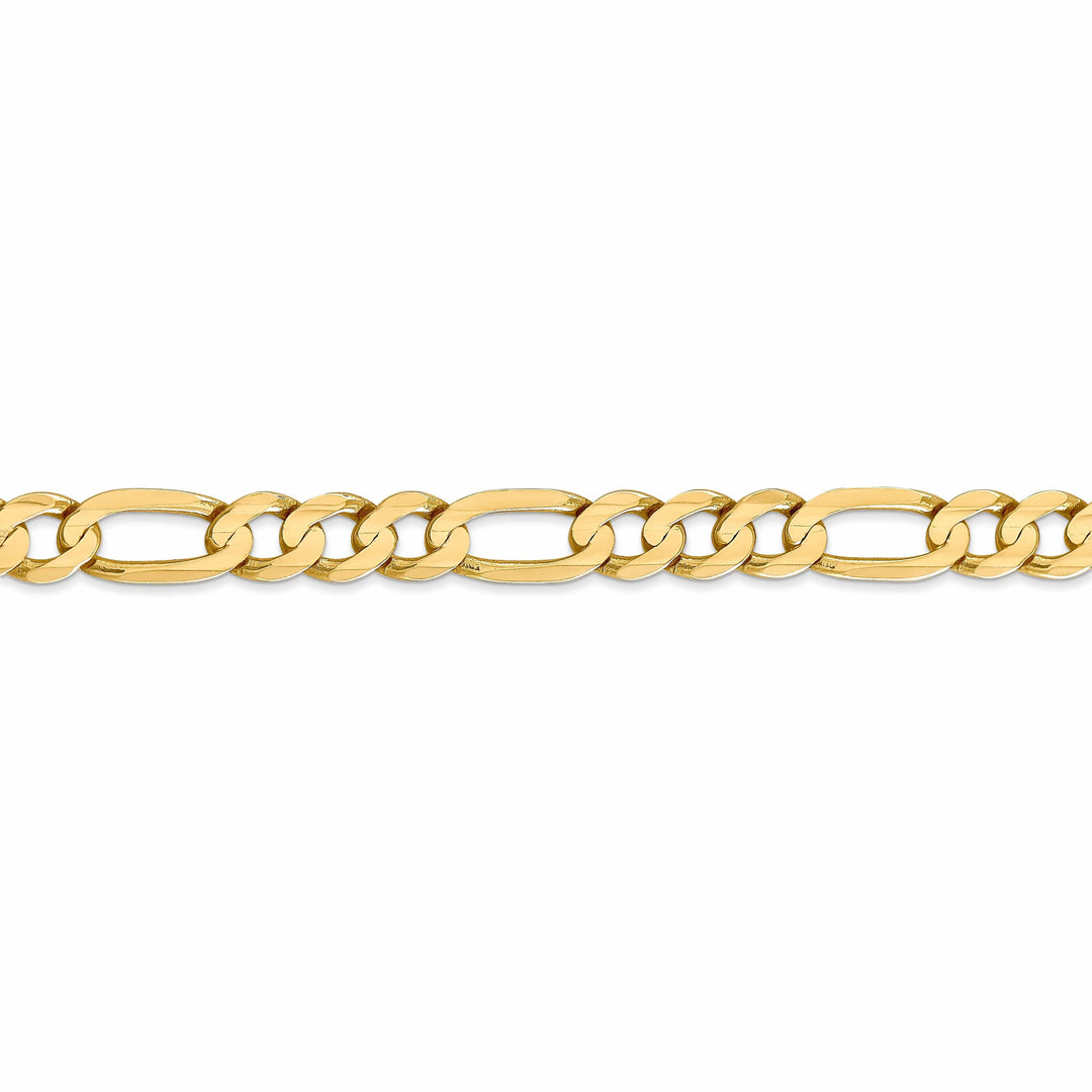 Lovely Rita's Chains 14k Yellow Gold 6.75m Concave Open Figaro Chain