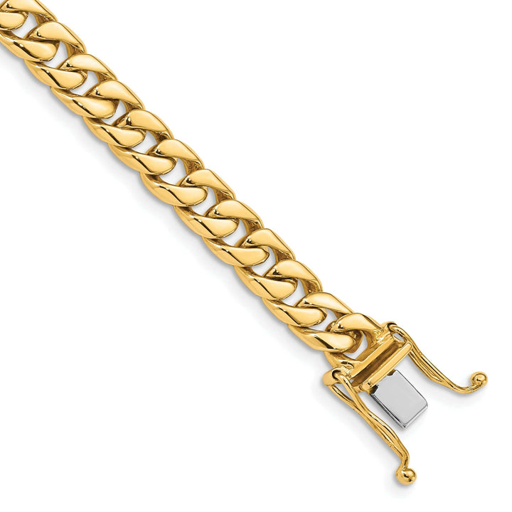 Lovely Rita's Chains 14k Yellow Gold 6.80mm Flat Beveled Curb Chain