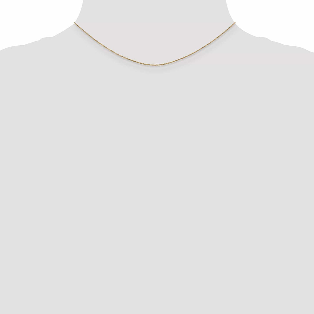 Lovely Rita's Chains 14k Yellow Gold .60mm Solid Polish Cable Chain