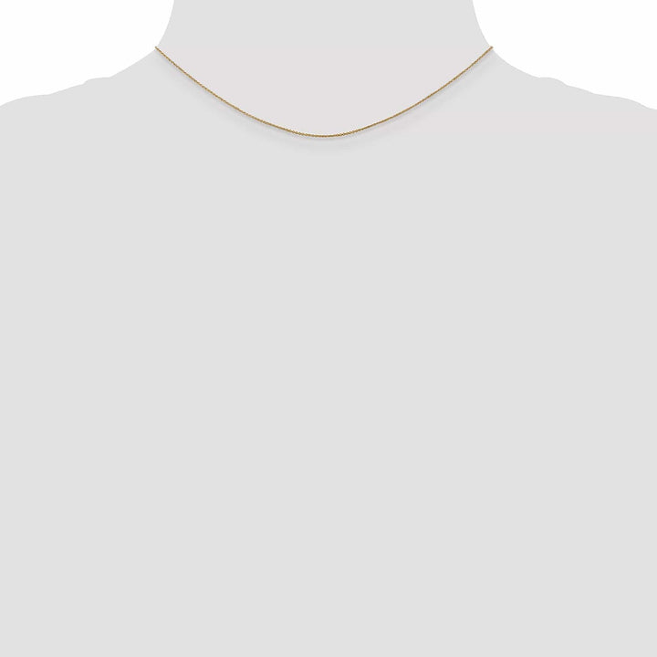 Lovely Rita's Chains 14k Yellow Gold .60mm Solid Polish Cable Chain