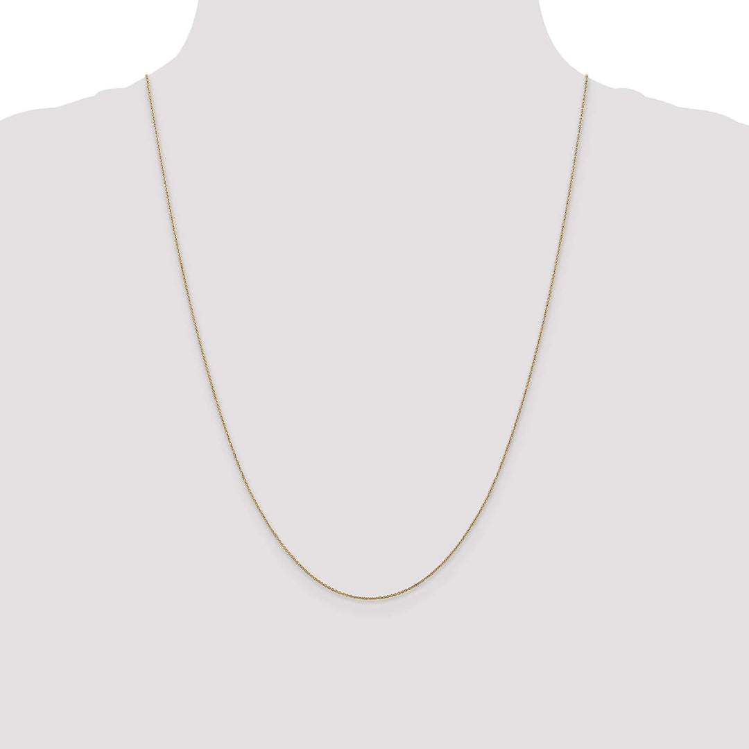Lovely Rita's Chains 14k Yellow Gold .60mm Solid Polish Cable Chain