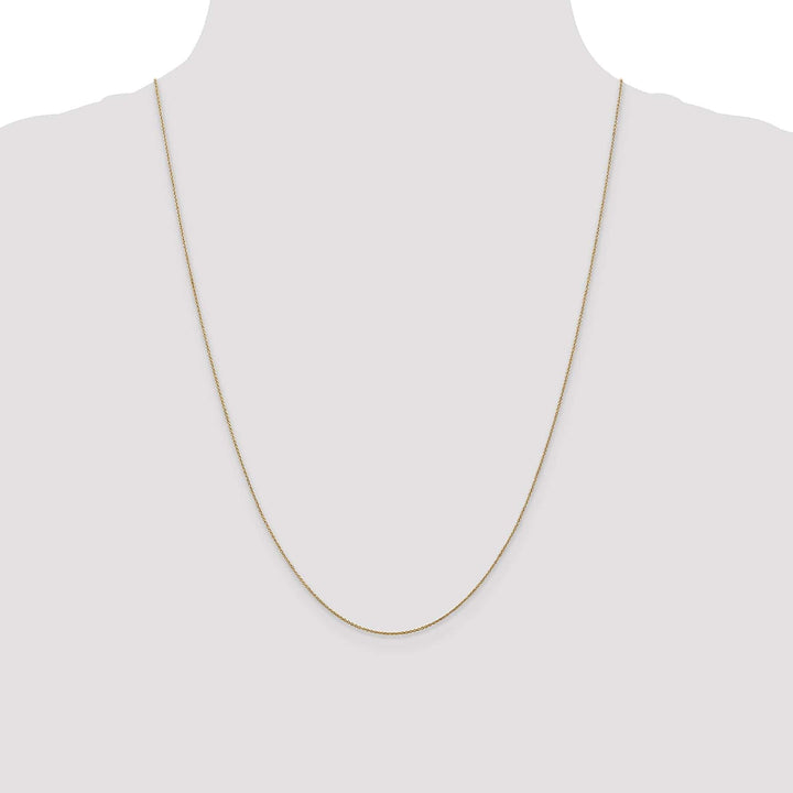 Lovely Rita's Chains 14k Yellow Gold .60mm Solid Polish Cable Chain