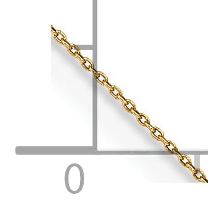 Lovely Rita's Chains 14k Yellow Gold .60mm Solid Polish Cable Chain