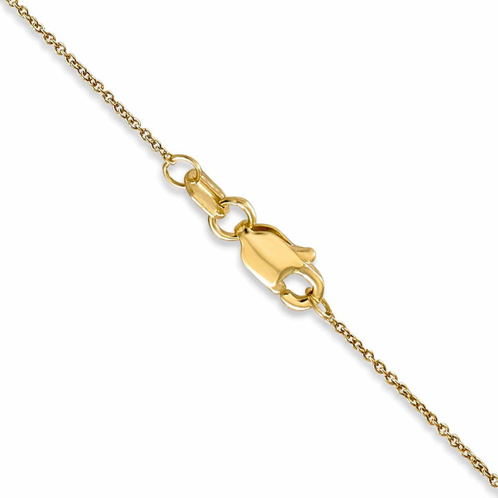 Lovely Rita's Chains 14k Yellow Gold .60mm Solid Polish Cable Chain