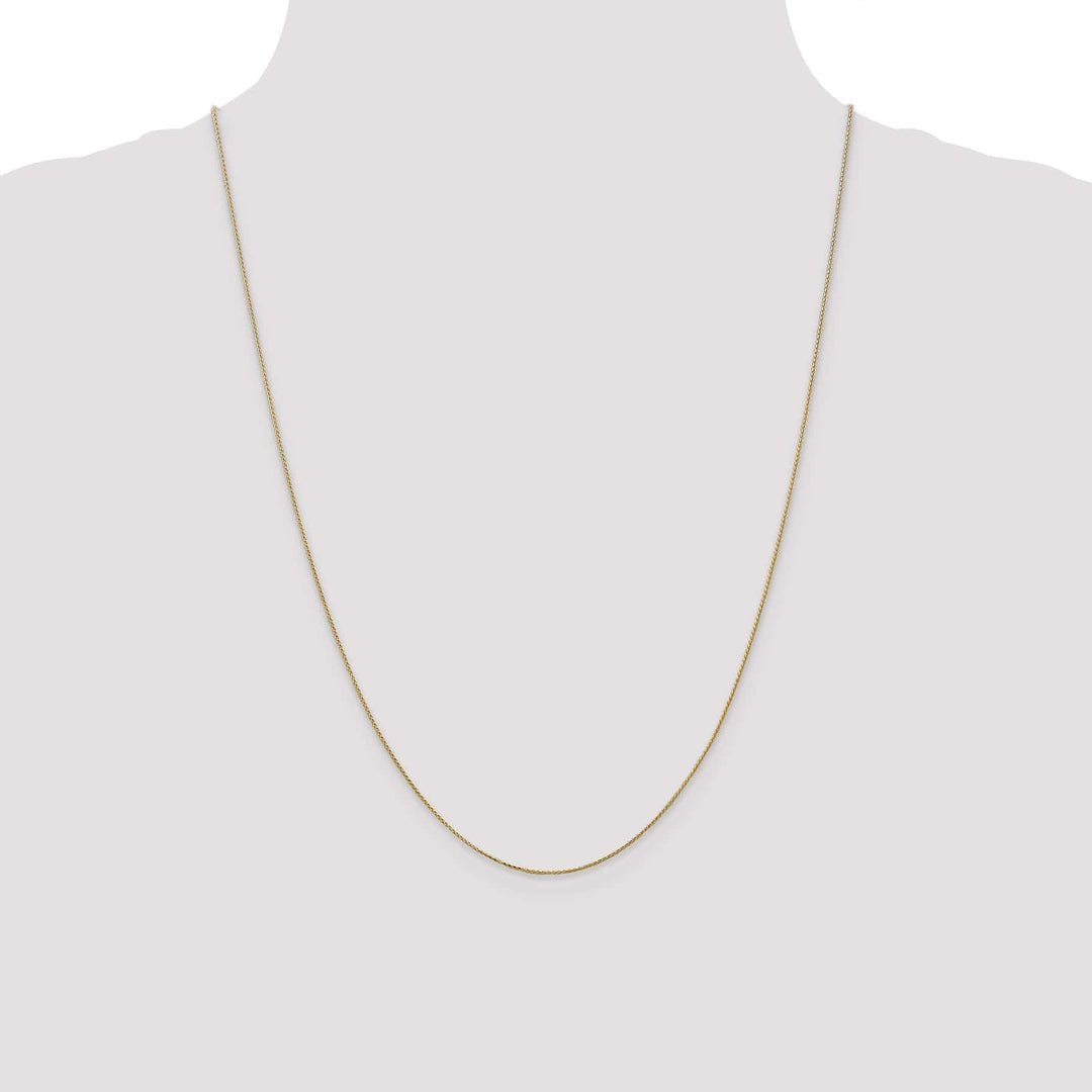 Lovely Rita's Chains 14k Yellow Gold .65mm Spiga Wheat Pendant Chain