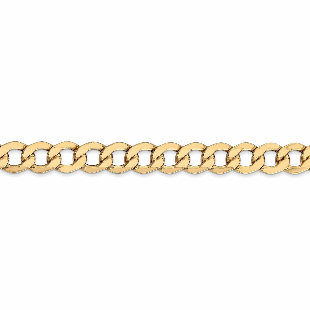 Lovely Rita's Chains 14k Yellow Gold 7.00m Semi Solid Curb Link Chain