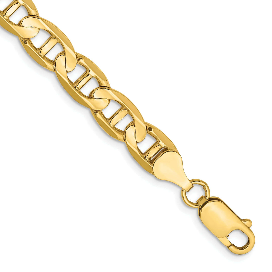 Lovely Rita's Chains 14k Yellow Gold 7.00mm Concave Anchor Chain