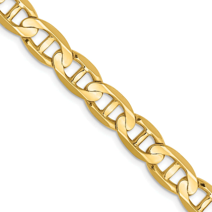 Lovely Rita's Chains 14k Yellow Gold 7.00mm Concave Anchor Chain