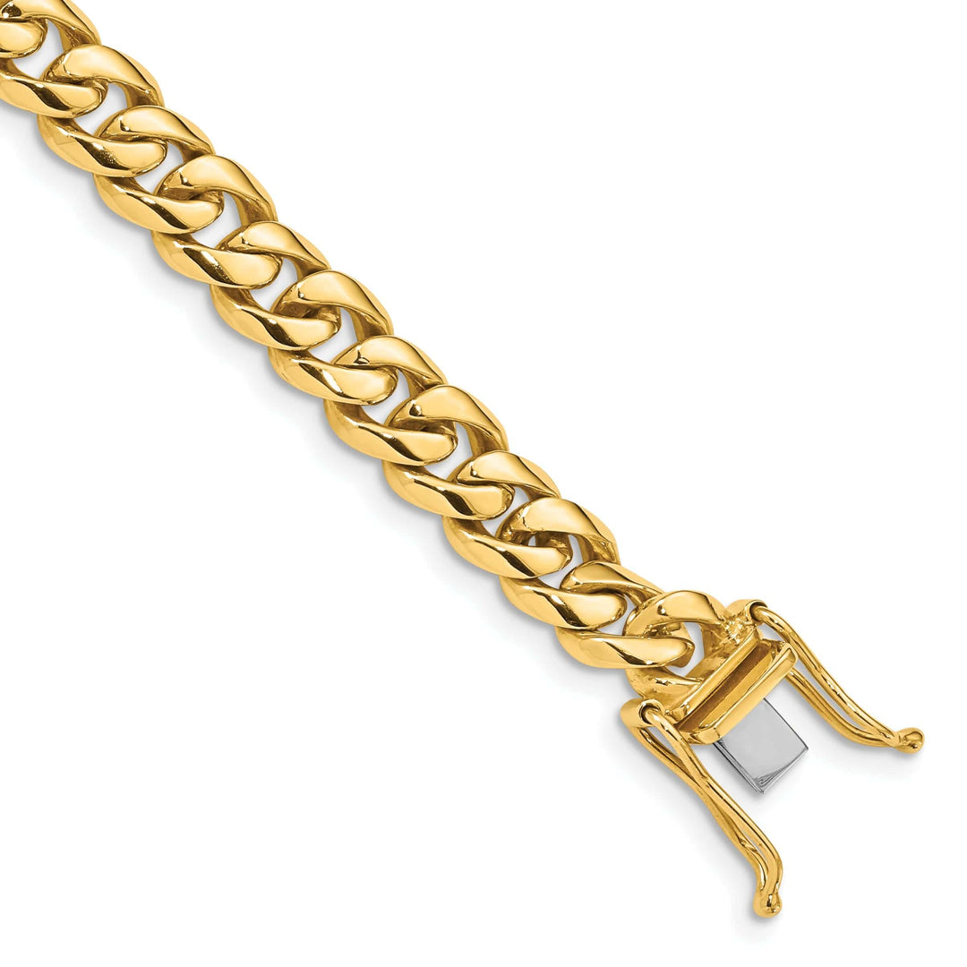 Lovely Rita's Chains 14k Yellow Gold 7.25mm Rounded Fancy Curb Chain