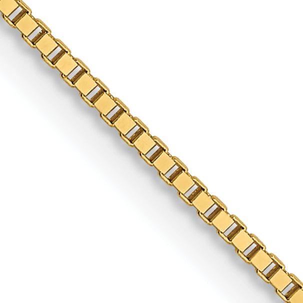Lovely Rita's Chains 14k Yellow Gold .7 mm Box Chain