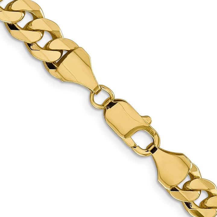 Lovely Rita's Chains 14k Yellow Gold 8.75mm Beveled Curb Chain