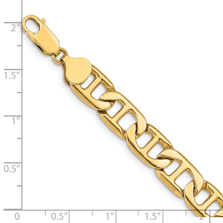 Lovely Rita's Chains 14k Yellow Gold 8.75mm Fancy Anchor Link Chain