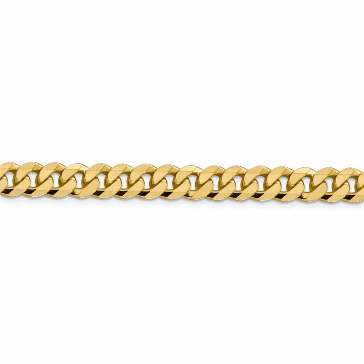 Lovely Rita's Chains 14k Yellow Gold 8.75mm Flat Beveled Curb Chain