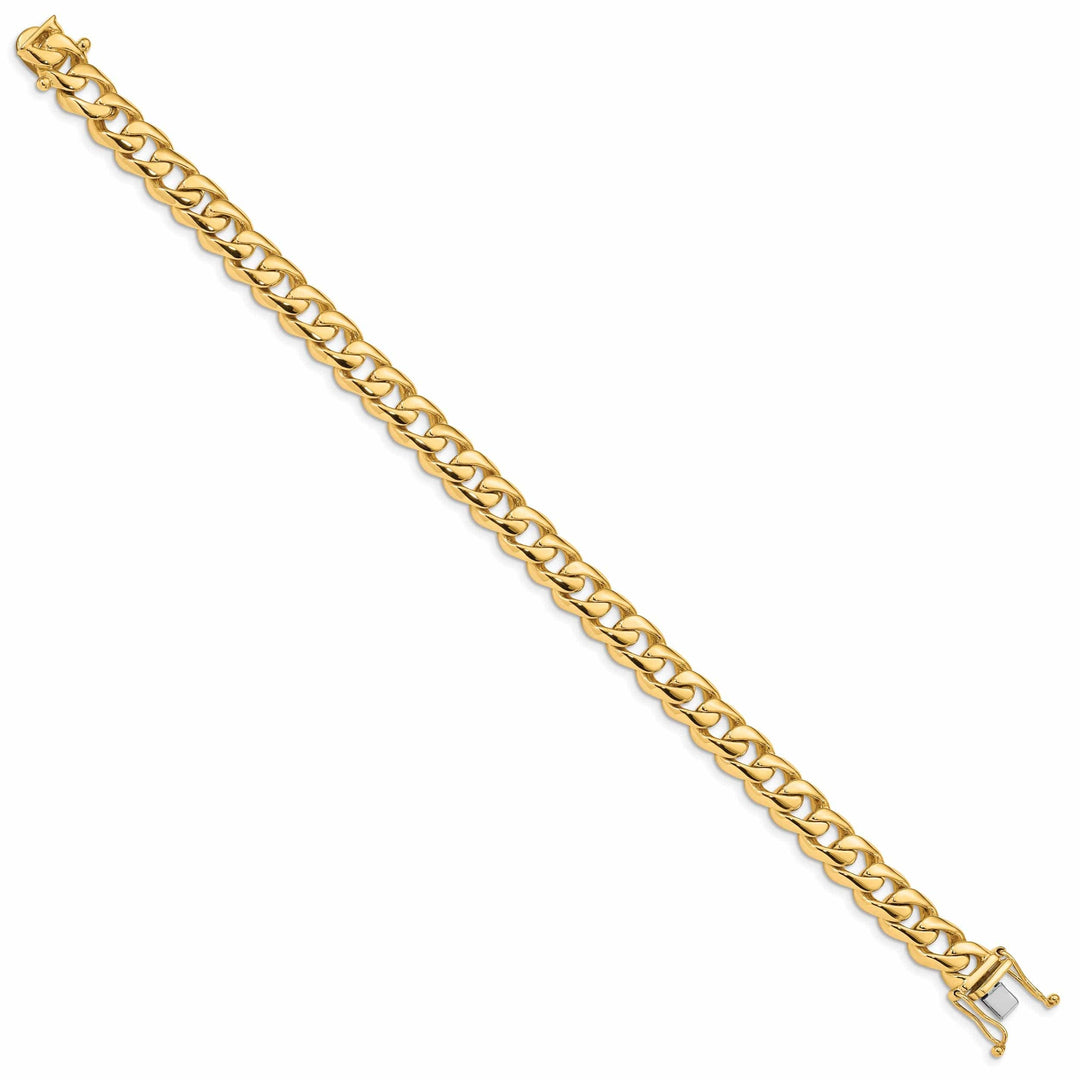 Lovely Rita's Chains 14k Yellow Gold 8.75mm Rounded Fancy Curb Chain