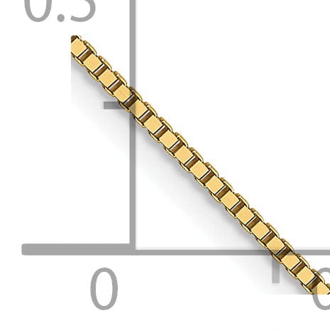 Lovely Rita's Chains 14k Yellow Gold .8 mm Box Chain