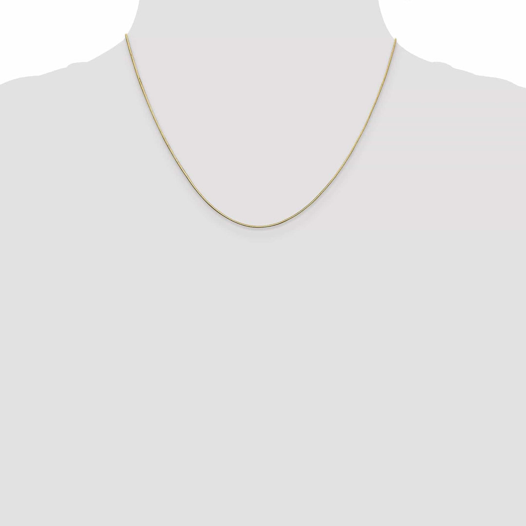 Lovely Rita's Chains 14k Yellow Gold .8 mm D.C Octagonal Snake Chain