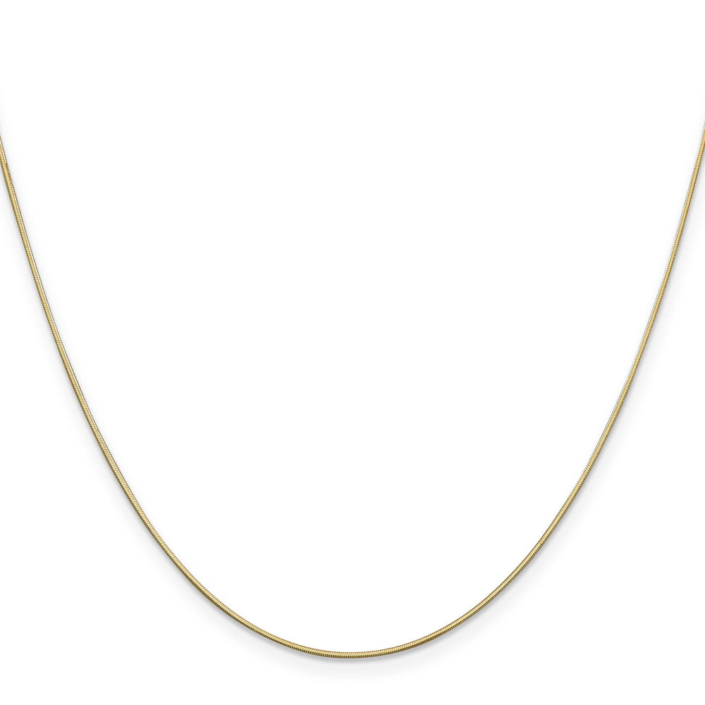 Lovely Rita's Chains 14k Yellow Gold .8 mm D.C Octagonal Snake Chain