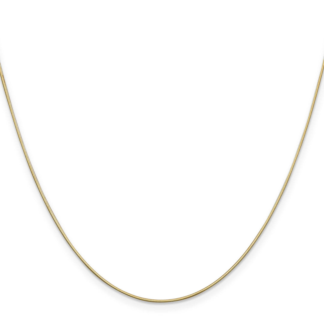 Lovely Rita's Chains 14k Yellow Gold .8 mm D.C Octagonal Snake Chain