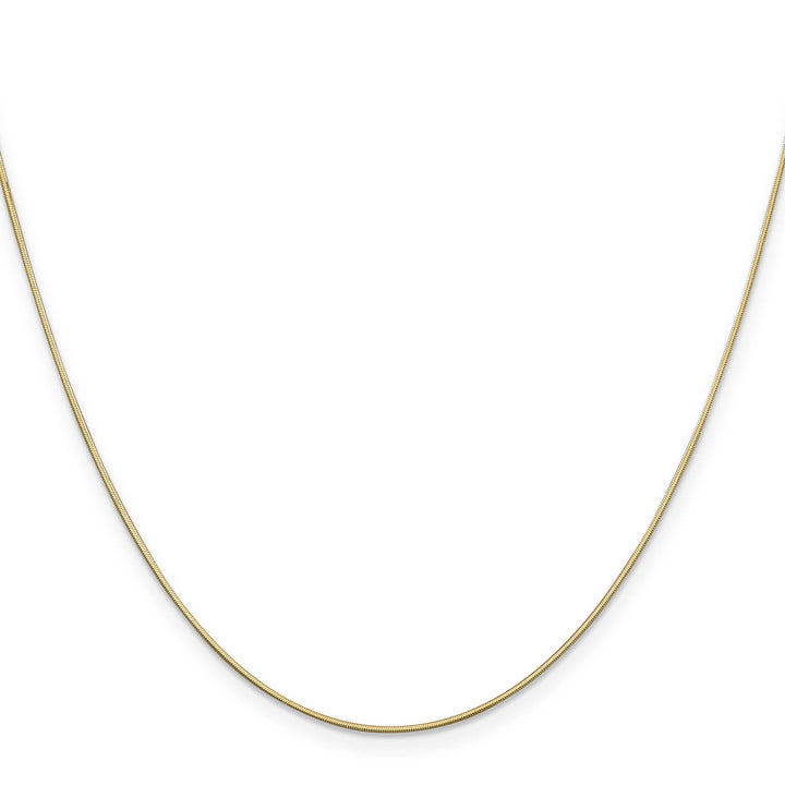 Lovely Rita's Chains 14k Yellow Gold .8 mm D.C Octagonal Snake Chain