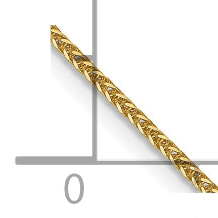 Lovely Rita's Chains 14k Yellow Gold .8 mm Diamond Cut Quadra Wheat Ch