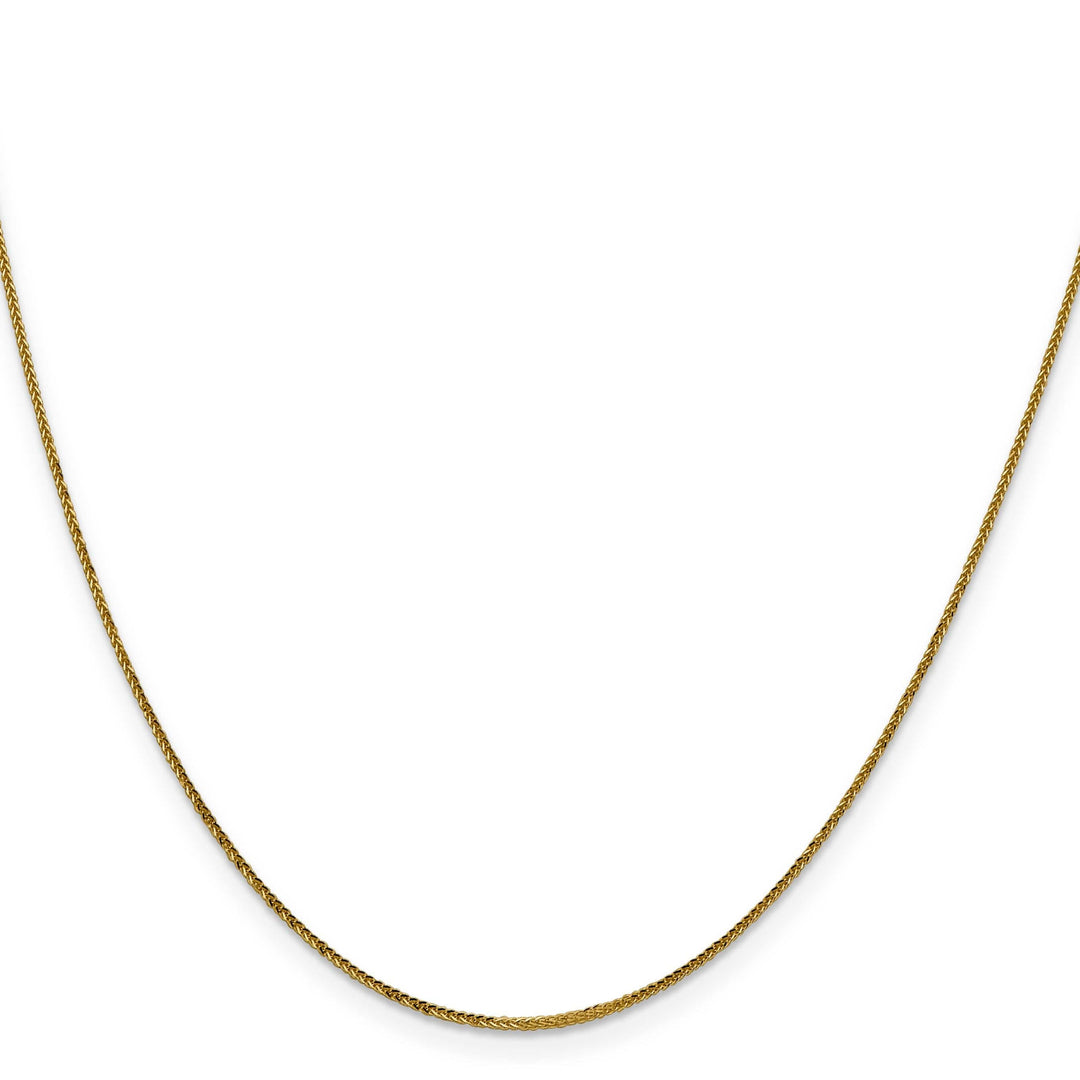 Lovely Rita's Chains 14k Yellow Gold .8 mm Diamond Cut Quadra Wheat Ch