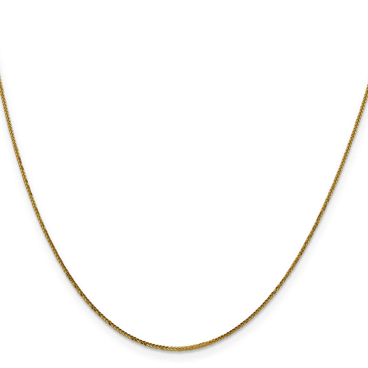 Lovely Rita's Chains 14k Yellow Gold .8 mm Diamond Cut Quadra Wheat Ch