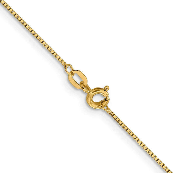 Lovely Rita's Chains 14k Yellow Gold .8 mm Light Box Chain