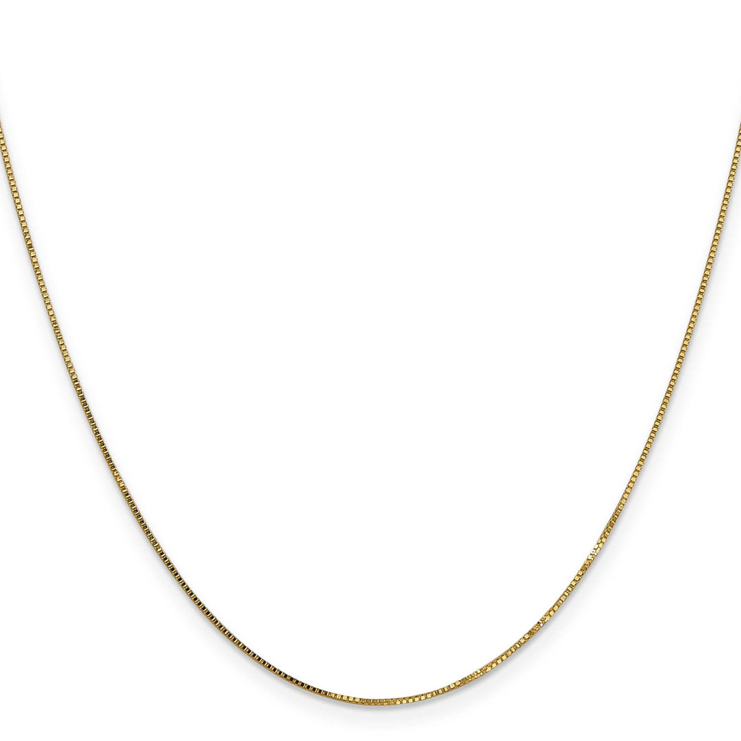 Lovely Rita's Chains 14k Yellow Gold .8 mm Light Box Chain