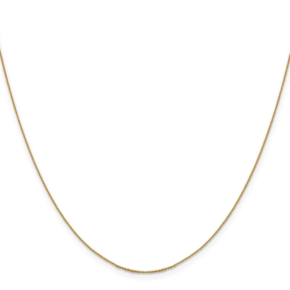 Lovely Rita's Chains 14k Yellow Gold .80 mm Diamond Cut Cable Chain