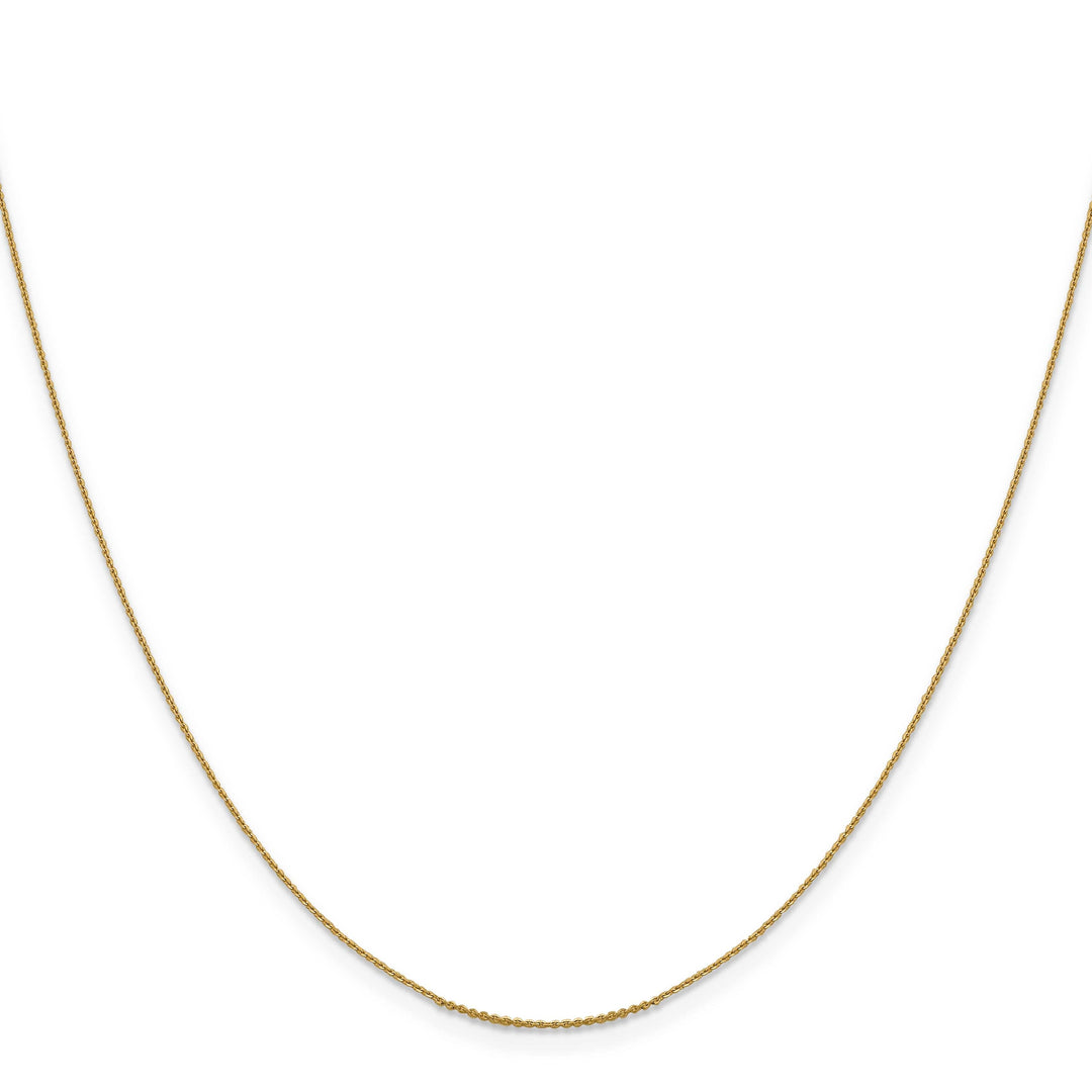 Lovely Rita's Chains 14k Yellow Gold .80 mm Diamond Cut Cable Chain
