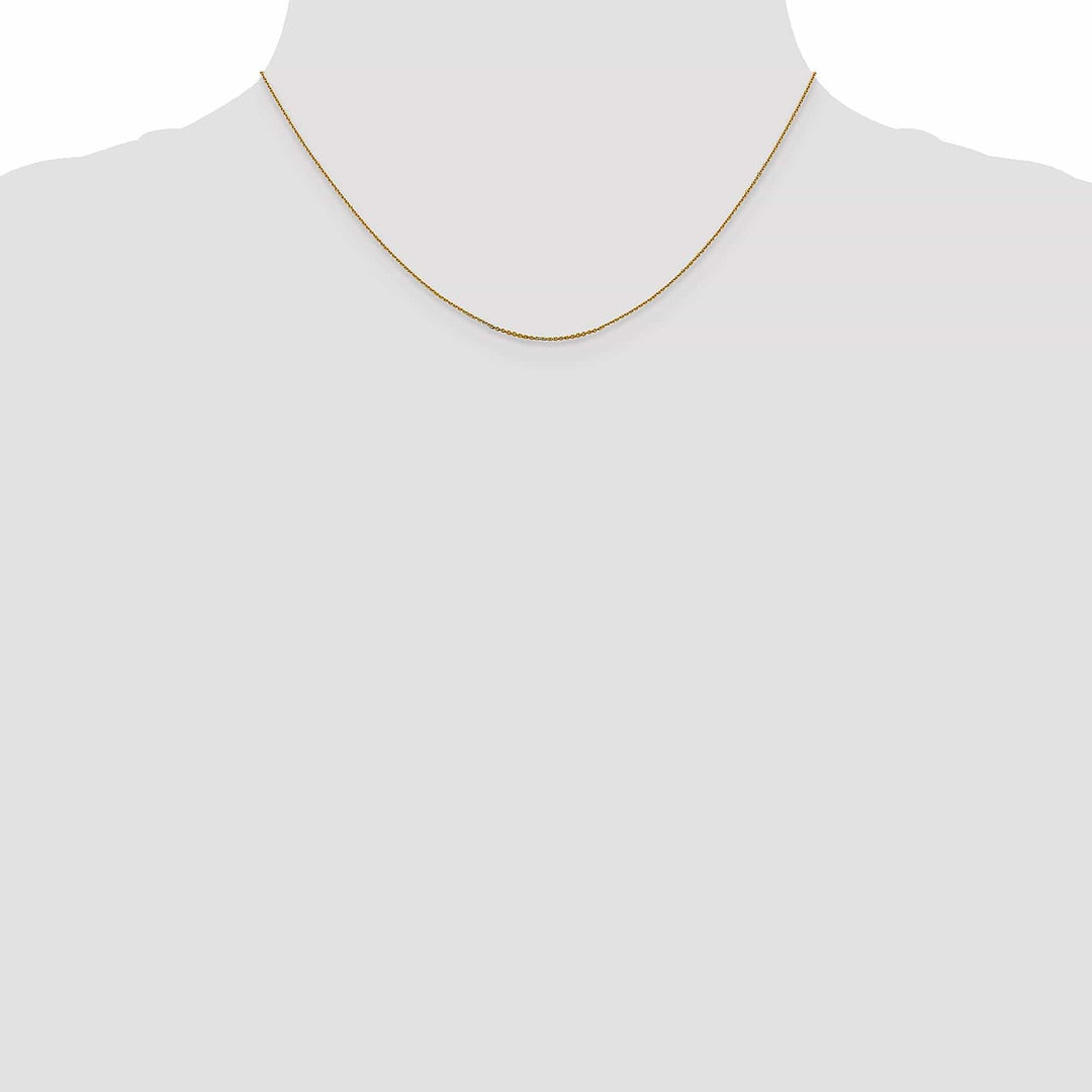 Lovely Rita's Chains 14k Yellow Gold .80 mm Diamond Cut Cable Chain