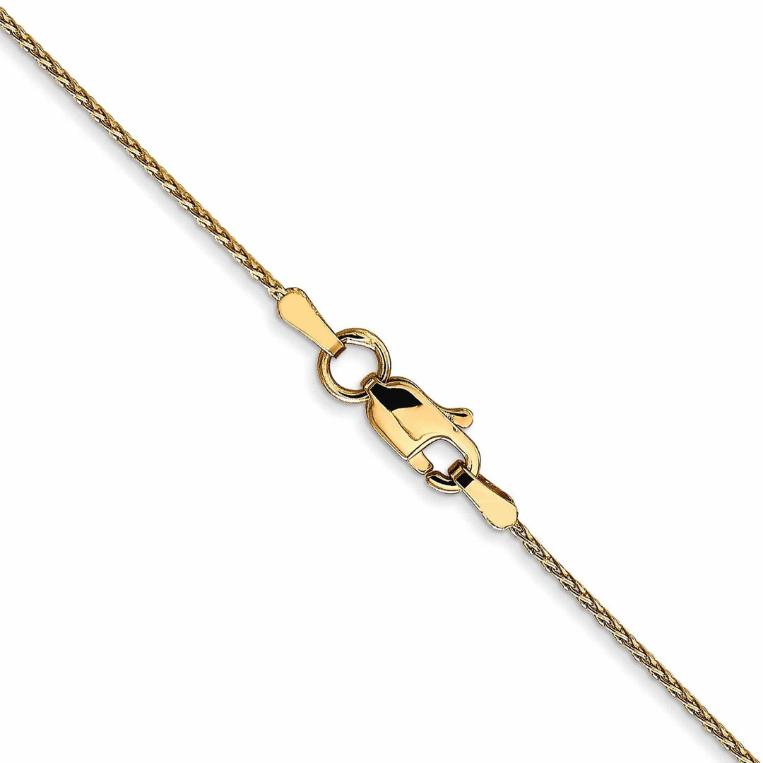 Lovely Rita's Chains 14k Yellow Gold .80mm Round D.C Wheat Chain