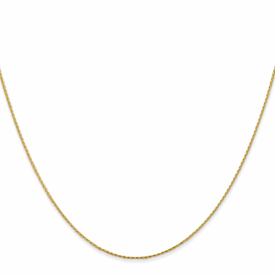 Lovely Rita's Chains 14k Yellow Gold .80mm Round D.C Wheat Chain