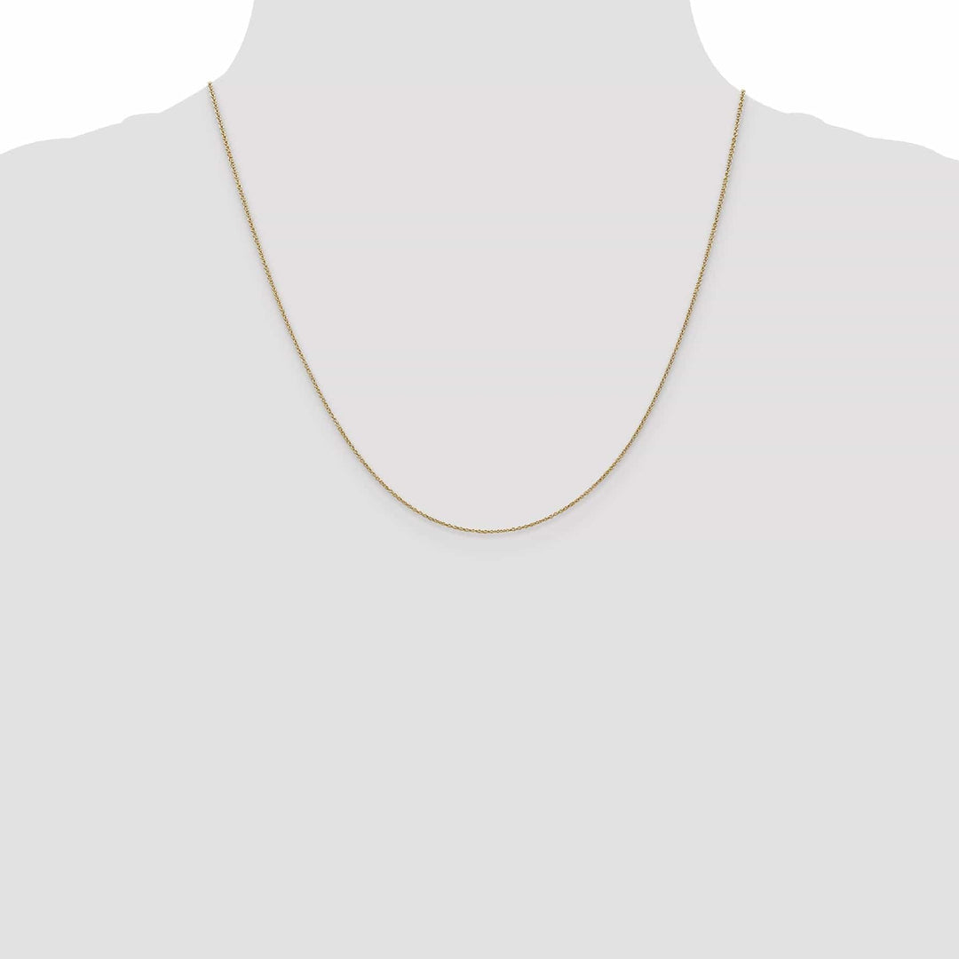 Lovely Rita's Chains 14k Yellow Gold .80mm Solid Polish Cable Chain