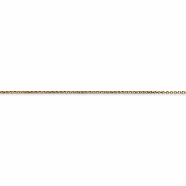 Lovely Rita's Chains 14k Yellow Gold .80mm Solid Polish Cable Chain
