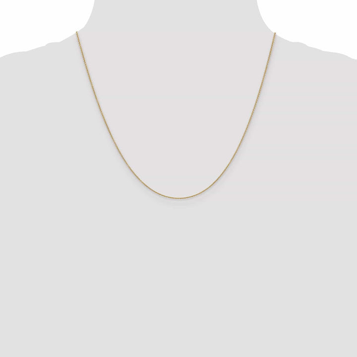 Lovely Rita's Chains 14k Yellow Gold .80mm Solid Polish Cable Chain