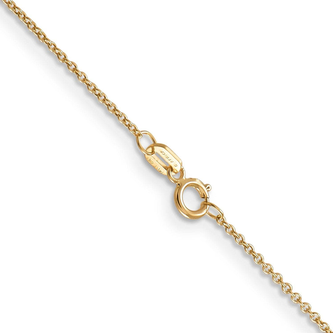 Lovely Rita's Chains 14k Yellow Gold .80mm Solid Polish Cable Chain