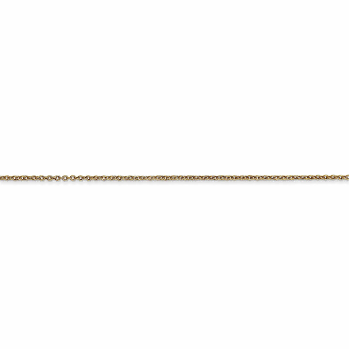Lovely Rita's Chains 14k Yellow Gold .80mm Solid Polish Cable Chain