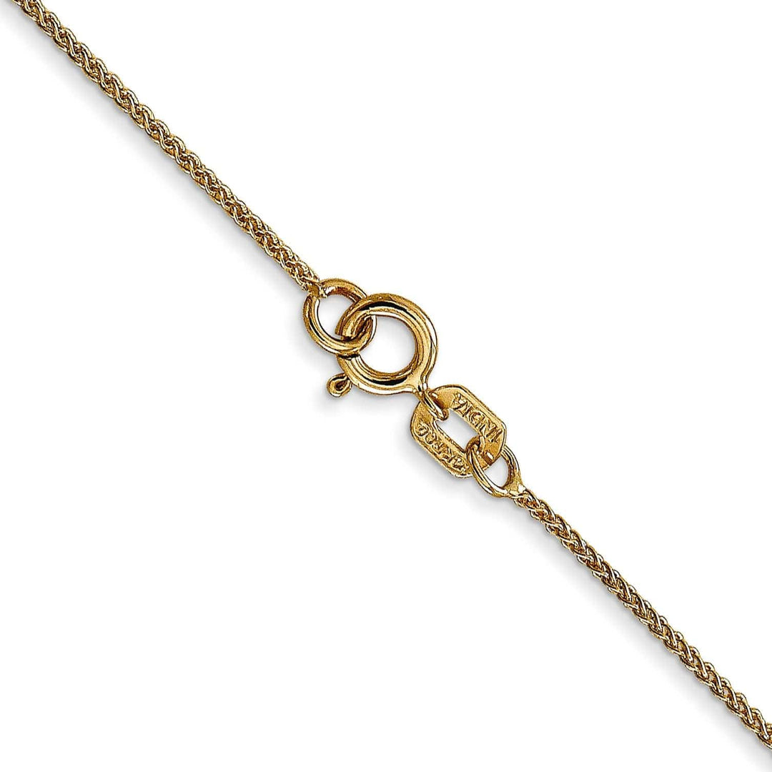 Lovely Rita's Chains 14k Yellow Gold .80mm Spiga Pendant Wheat Chain