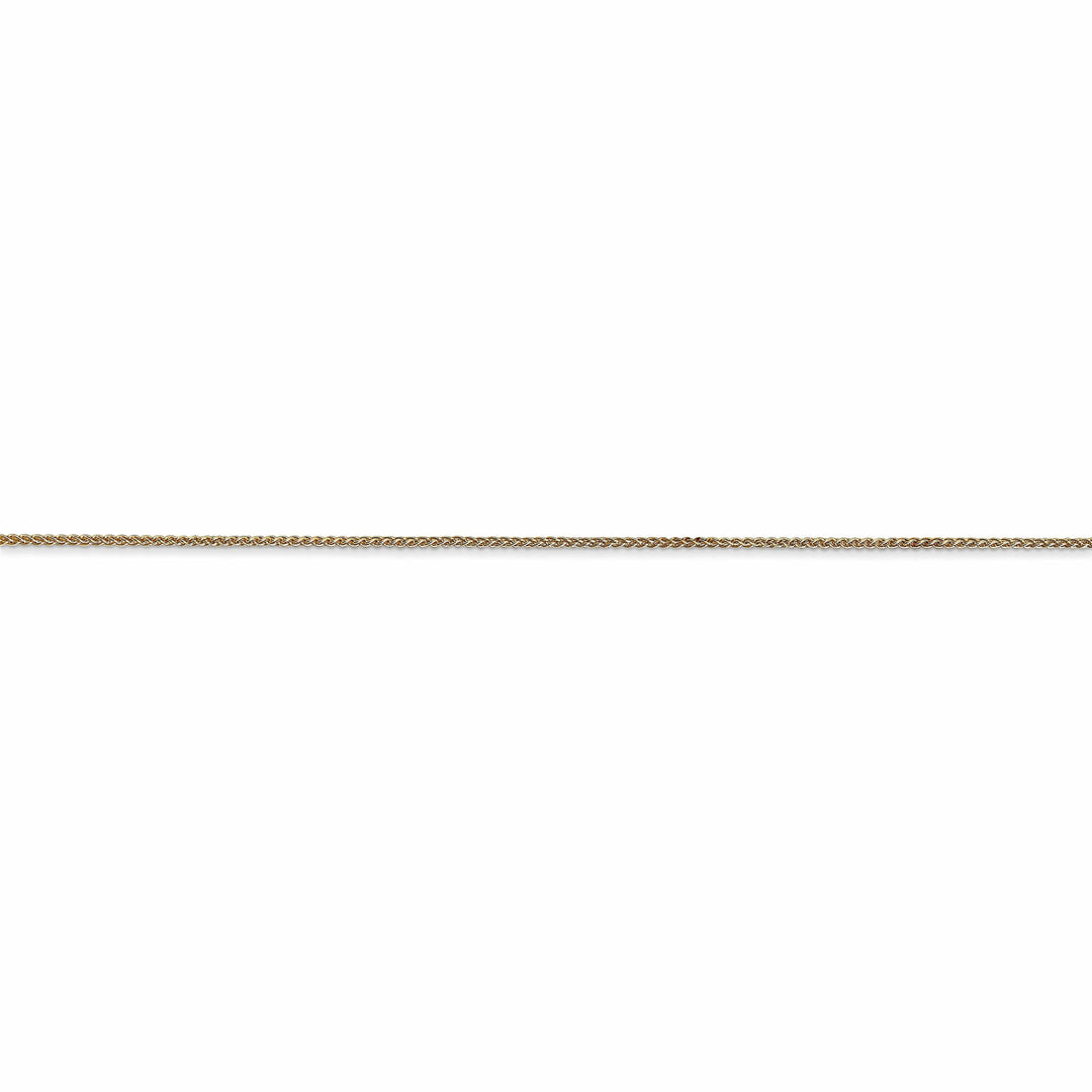 Lovely Rita's Chains 14k Yellow Gold .80mm Spiga Pendant Wheat Chain