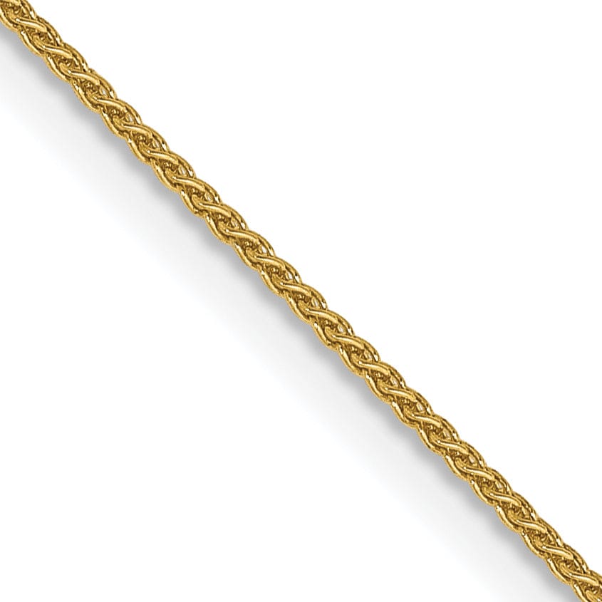 Lovely Rita's Chains 14k Yellow Gold .80mm Spiga Pendant Wheat Chain