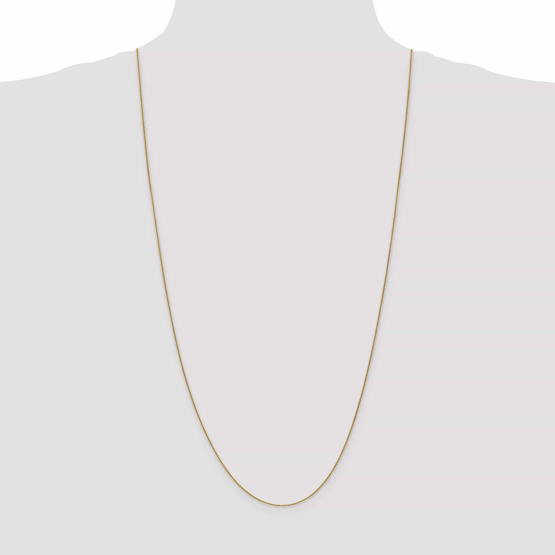 Lovely Rita's Chains 14k Yellow Gold .80mm Spiga Pendant Wheat Chain