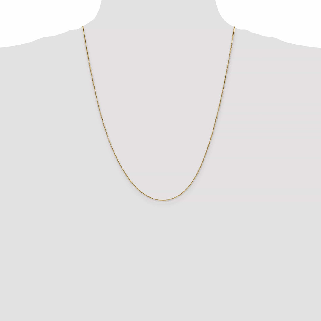 Lovely Rita's Chains 14k Yellow Gold .80mm Spiga Pendant Wheat Chain