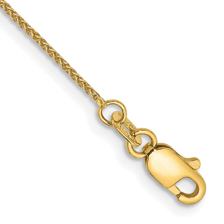Lovely Rita's Chains 14k Yellow Gold .80mm Spiga Pendant Wheat Chain