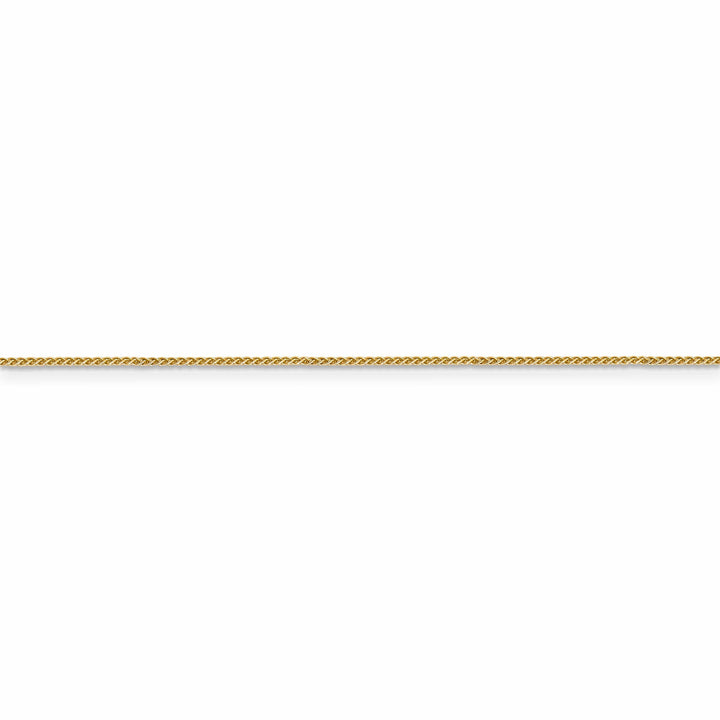 Lovely Rita's Chains 14k Yellow Gold .80mm Spiga Pendant Wheat Chain