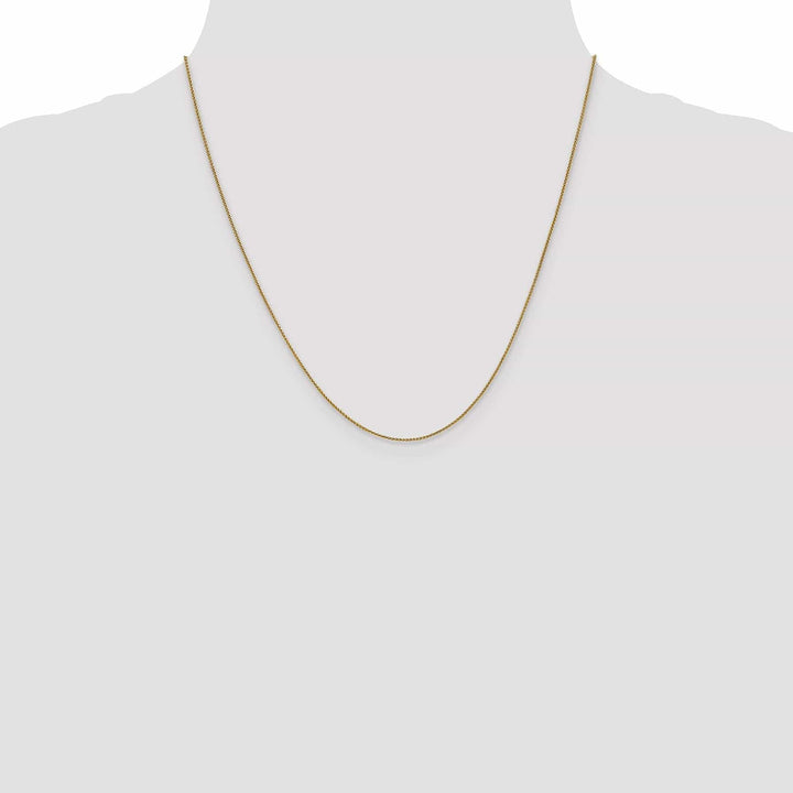 Lovely Rita's Chains 14k Yellow Gold .8mm Baby Spiga Wheat Chain