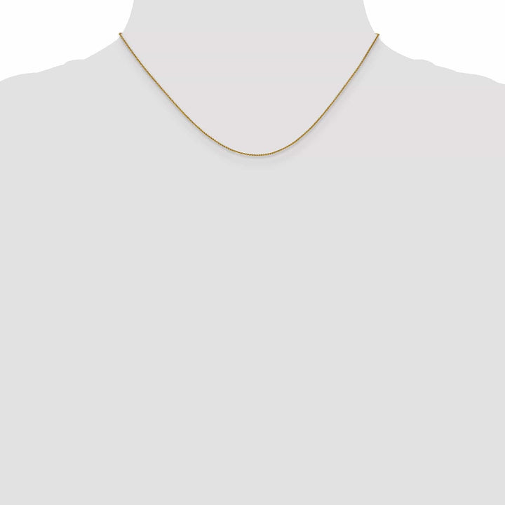Lovely Rita's Chains 14k Yellow Gold .8mm Baby Spiga Wheat Chain
