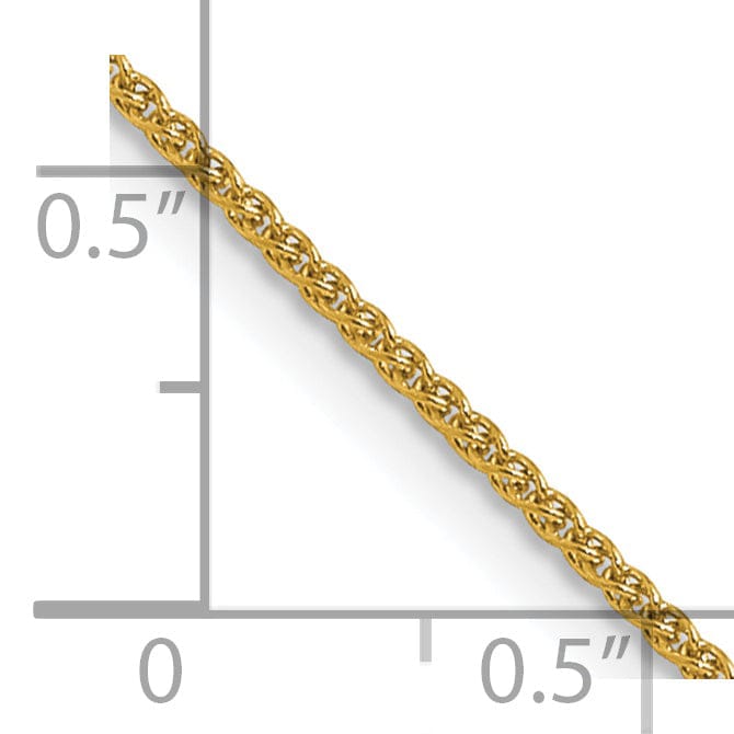 Lovely Rita's Chains 14k Yellow Gold .8mm Baby Spiga Wheat Chain